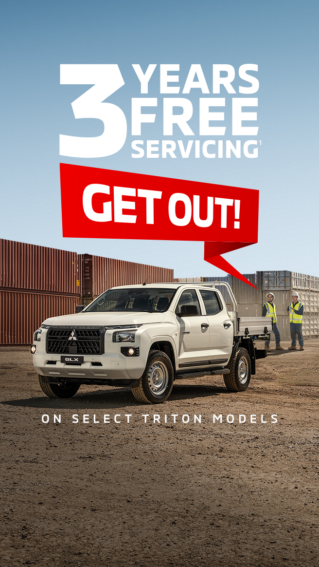3 Years Free Servicing on select Triton models